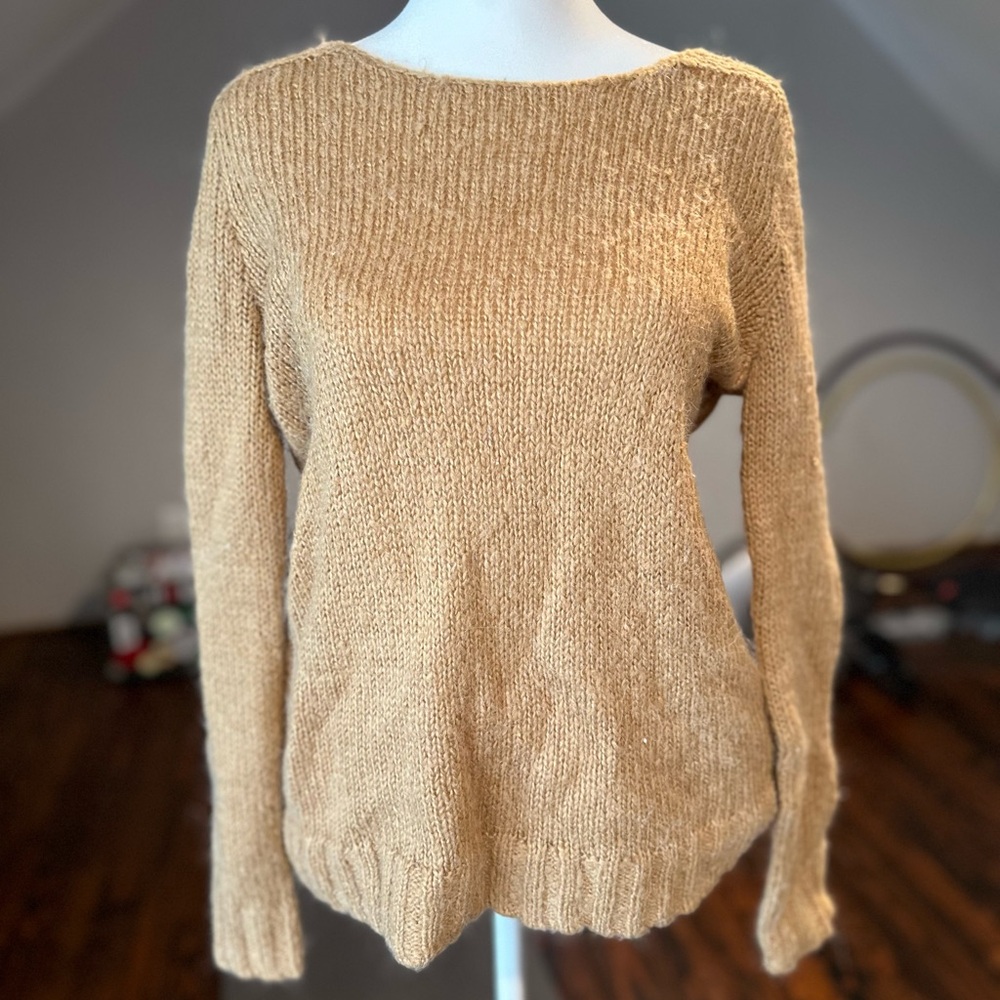 Soft 2012 Gap Sweater, Camel Color, Size Small